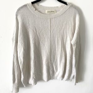 Caren Forbes warm white sweater